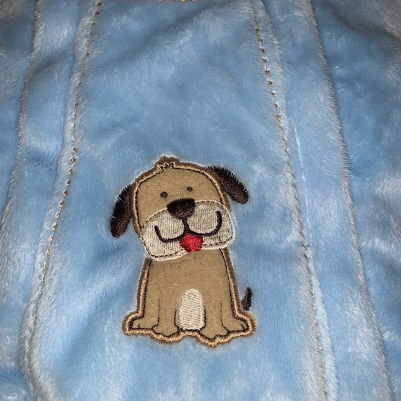 Carter's baby blue cozy/ snow suit/ bunting bag. SZ 0/6 Months - Picture 2 of 9